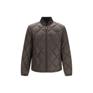 Bicolor Recycled Polyester Full Length Jacket
