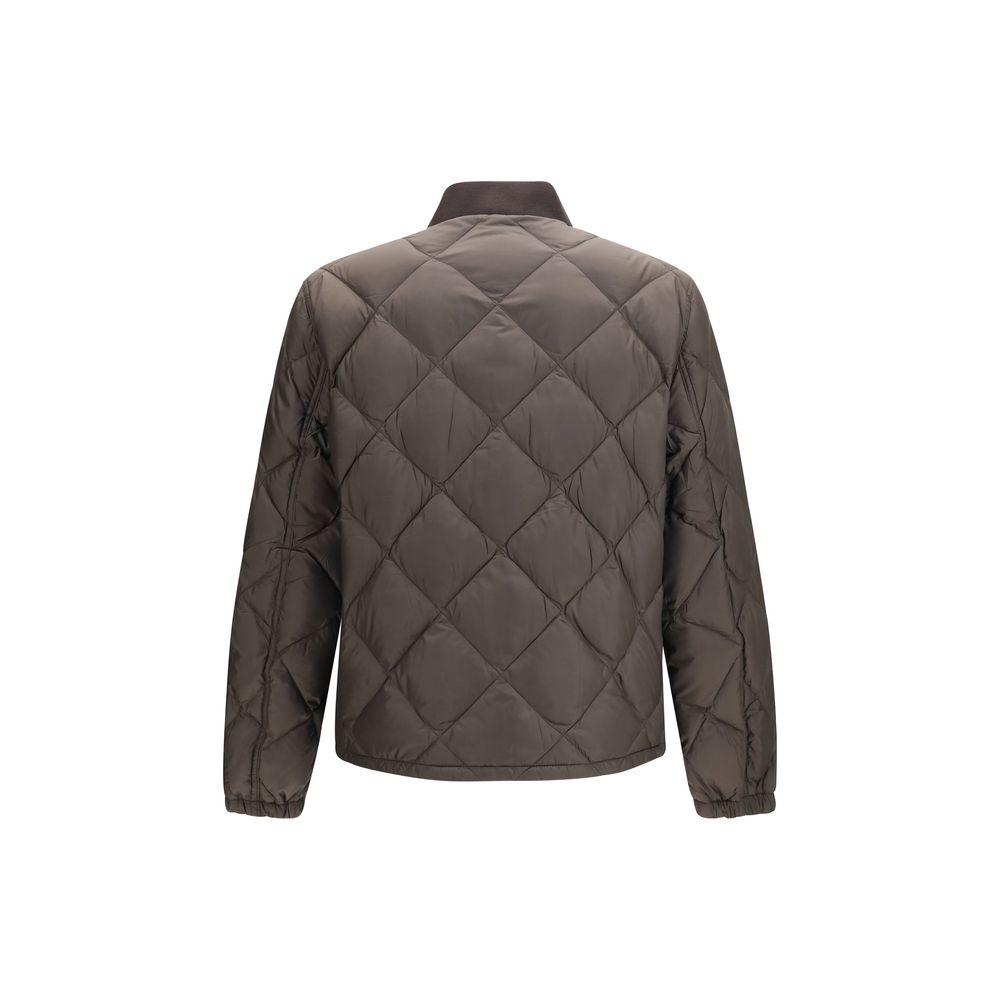 Bicolor Recycled Polyester Full Length Jacket