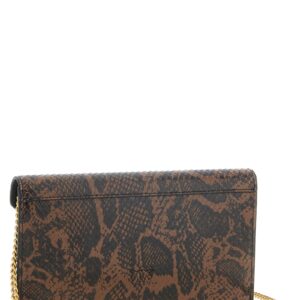 Brown Calfskin Clutch Bag