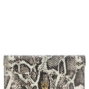 Beige Calfskin Clutch Bag