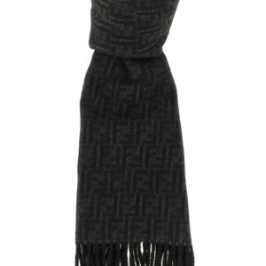 Black Wool Foulard