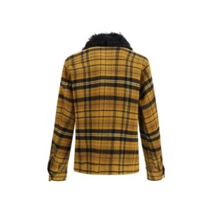Multicolor Wool Oves Aries Full Length Jacket