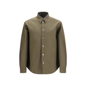 Bicolor Polyester Full-Length Jacket