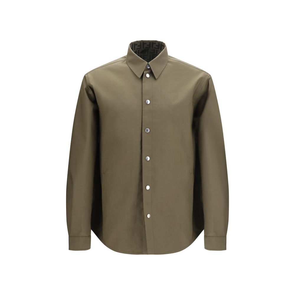 Bicolor Polyester Full Length Jacket