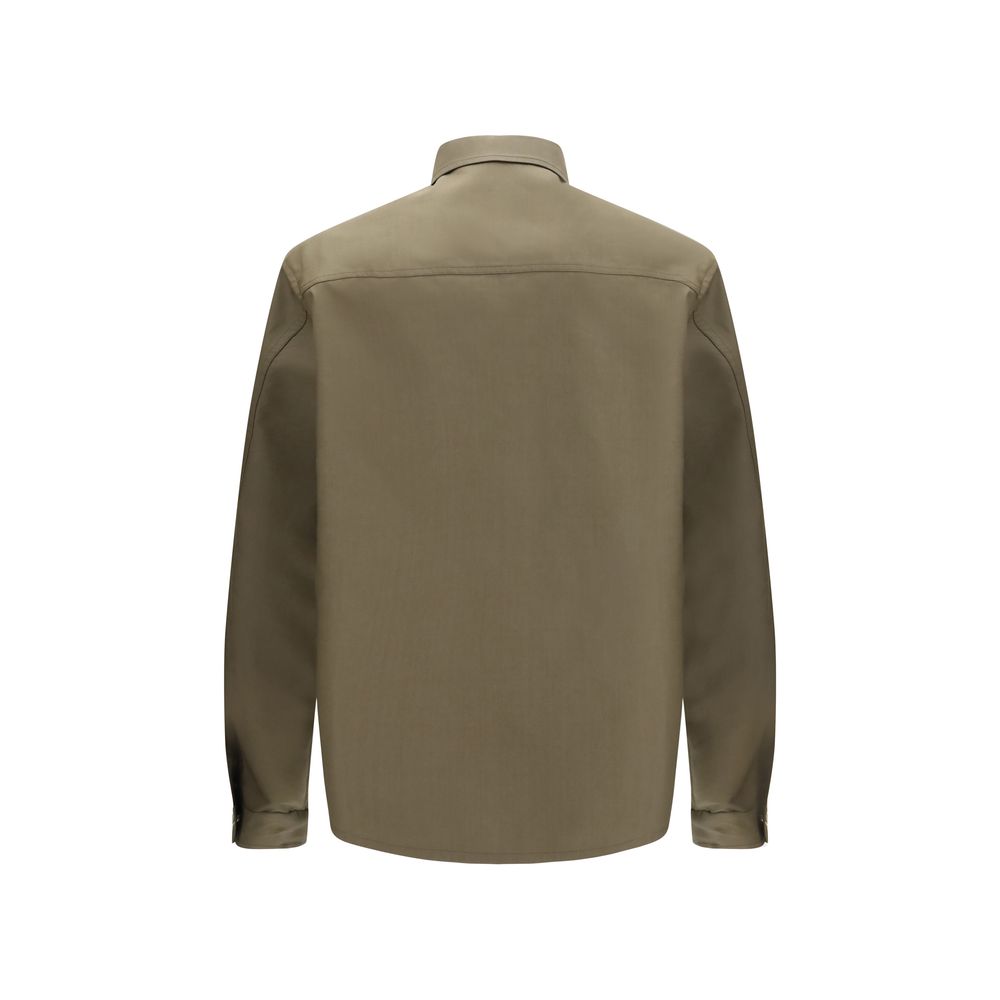 Bicolor Polyester Full Length Jacket