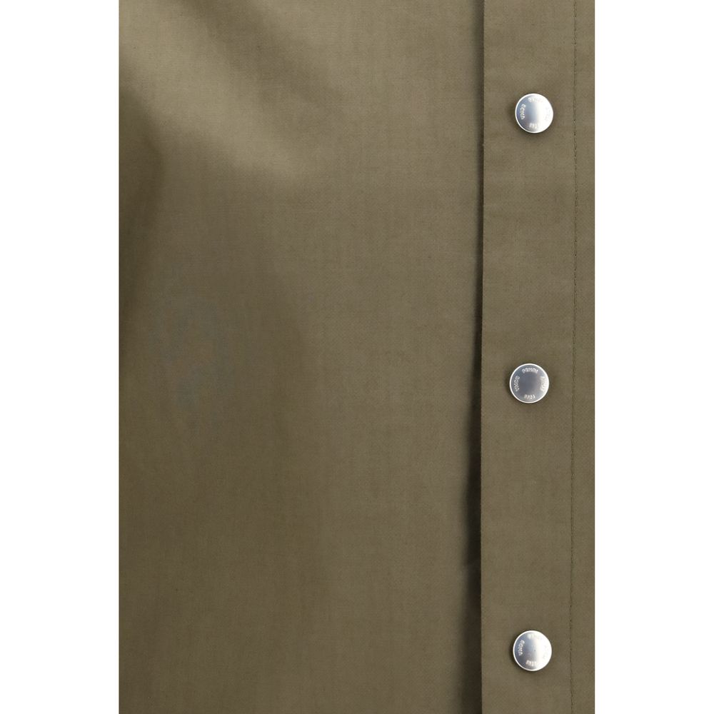Bicolor Polyester Full Length Jacket