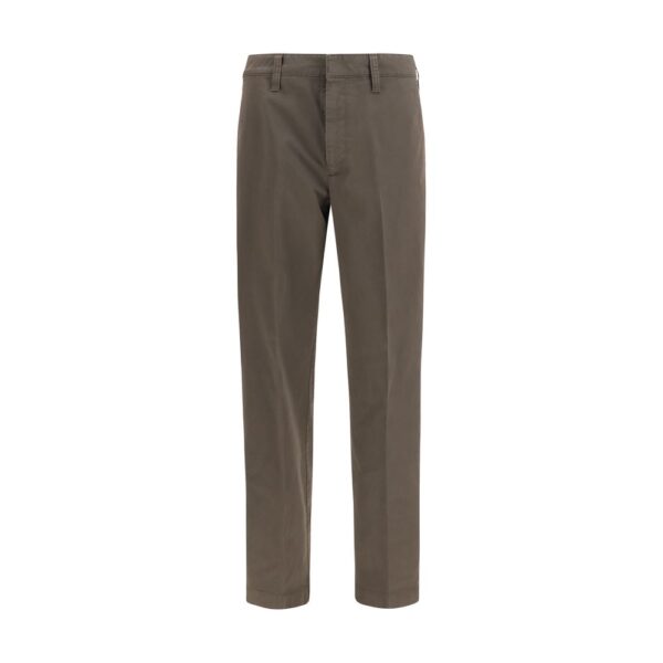 Brown Cotton Cargo Pants