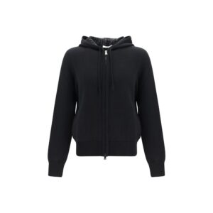 Black Cashmere Hoodie