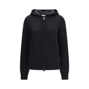 Black Cashmere Hoodie