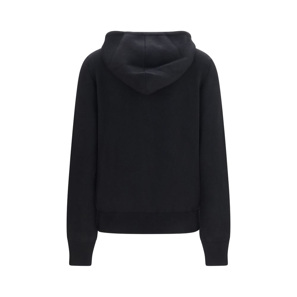 Black Cashmere Hoodie