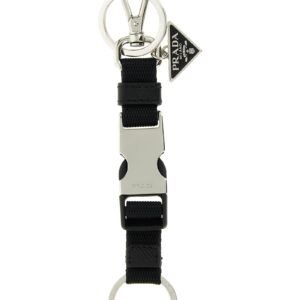 Black Stainless Steel Keychain
