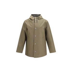 Bicolor Polyester Full Length Jacket