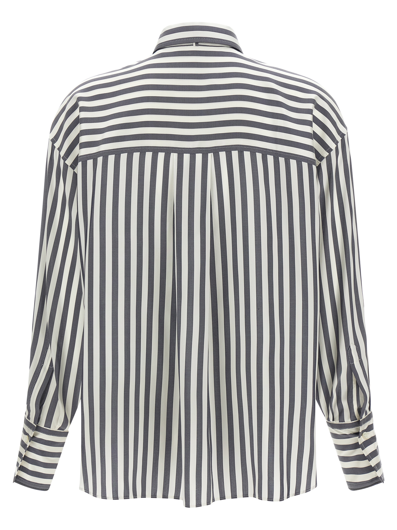 Gray Silk Blouse