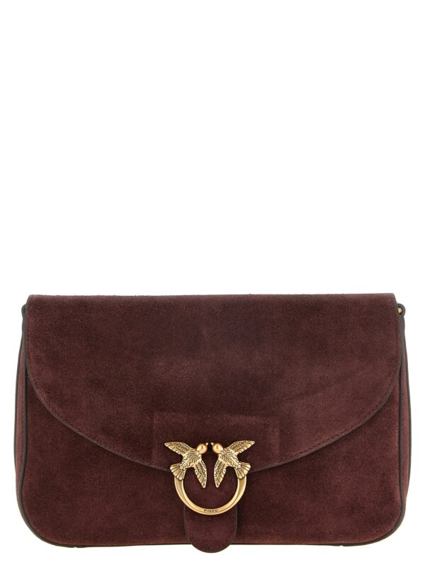 Bordeaux Calfskin Crossbody Bag