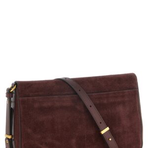 Bordeaux Calfskin Crossbody Bag