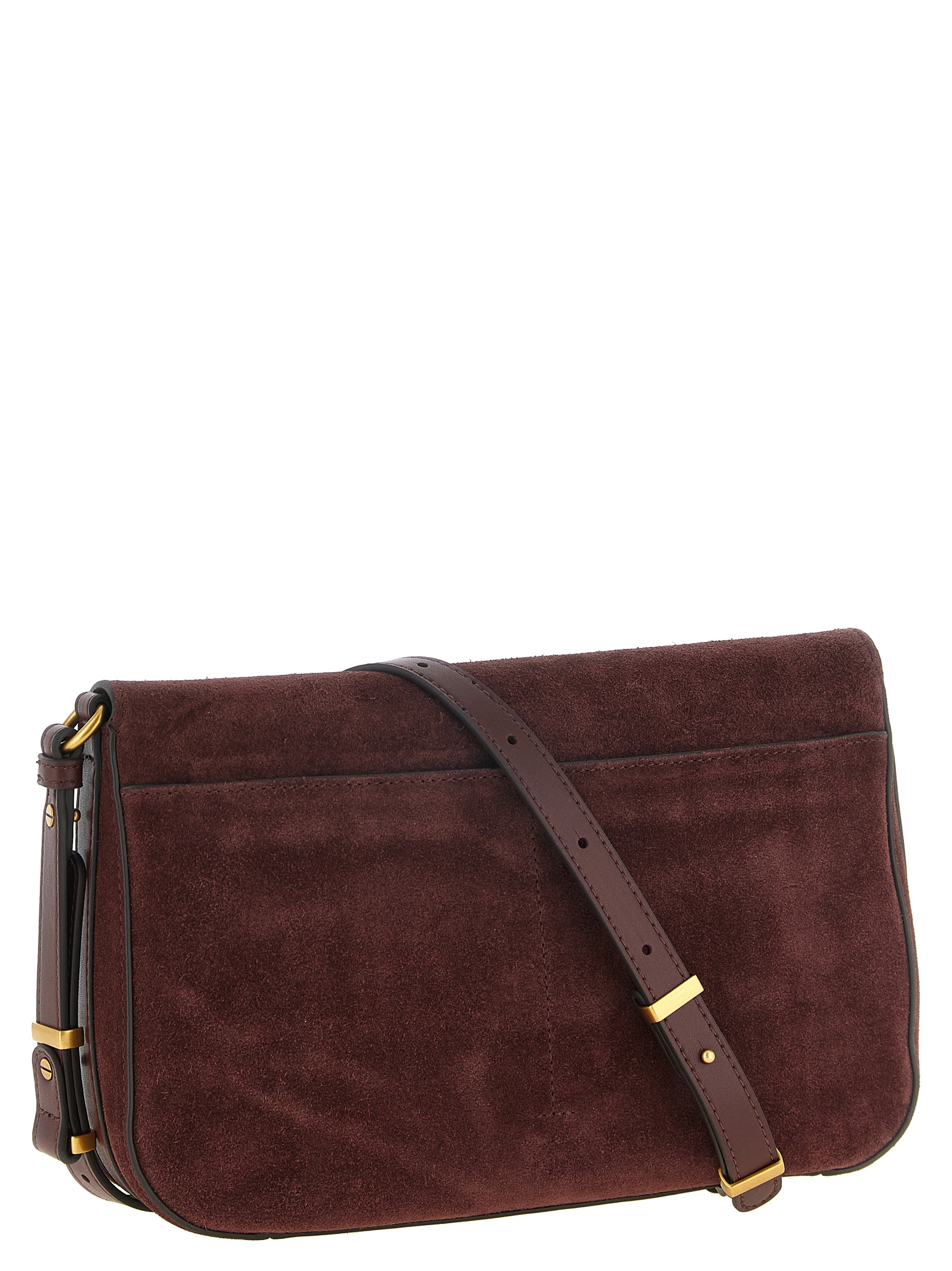 Bordeaux Calfskin Crossbody Bag