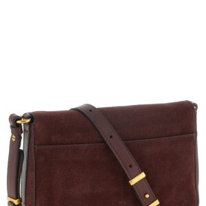 Bordeaux Calfskin Crossbody Bag