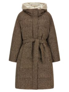 Brown Virgin Wool Coat
