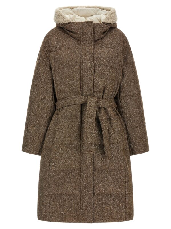 Brown Virgin Wool Coat