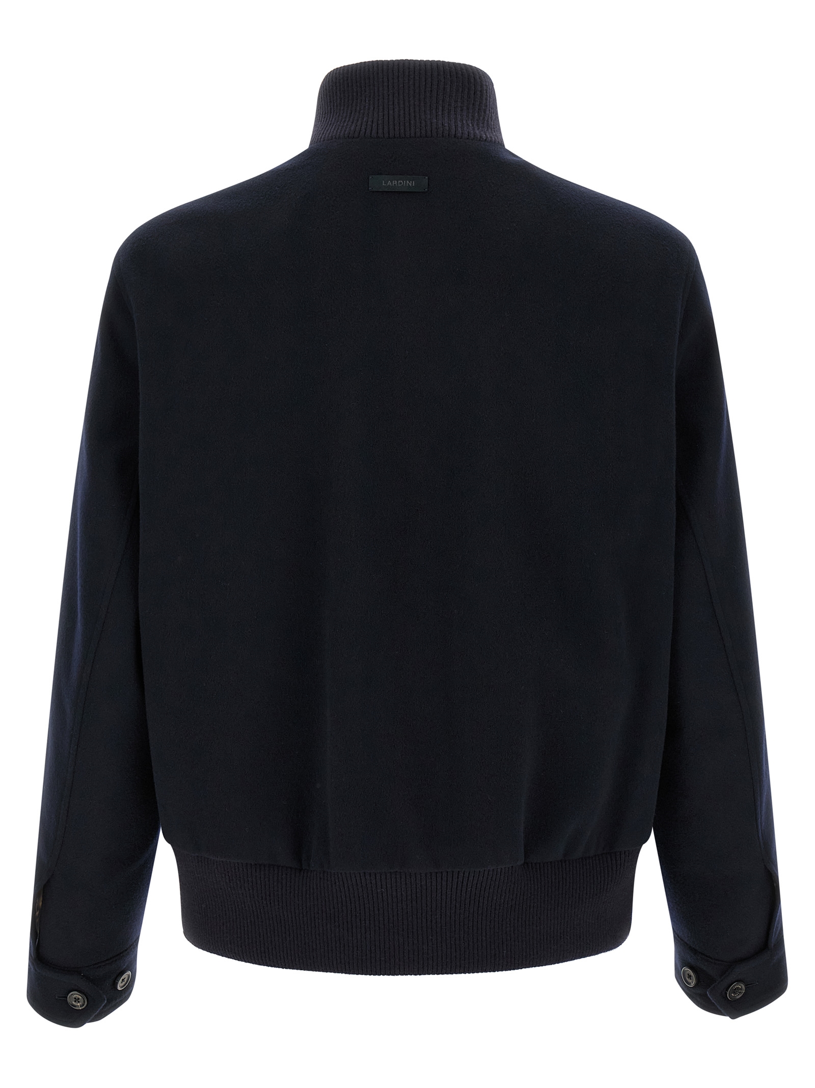Blue Virgin Wool Full Length Jacket