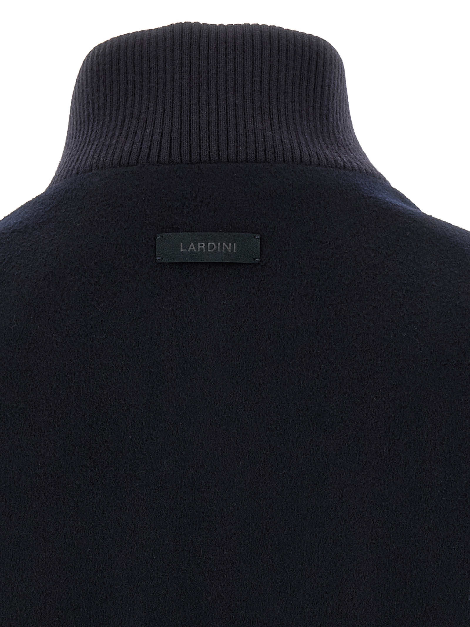 Blue Virgin Wool Full Length Jacket