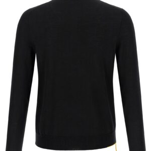 Black Virgin Wool Polo Shirt