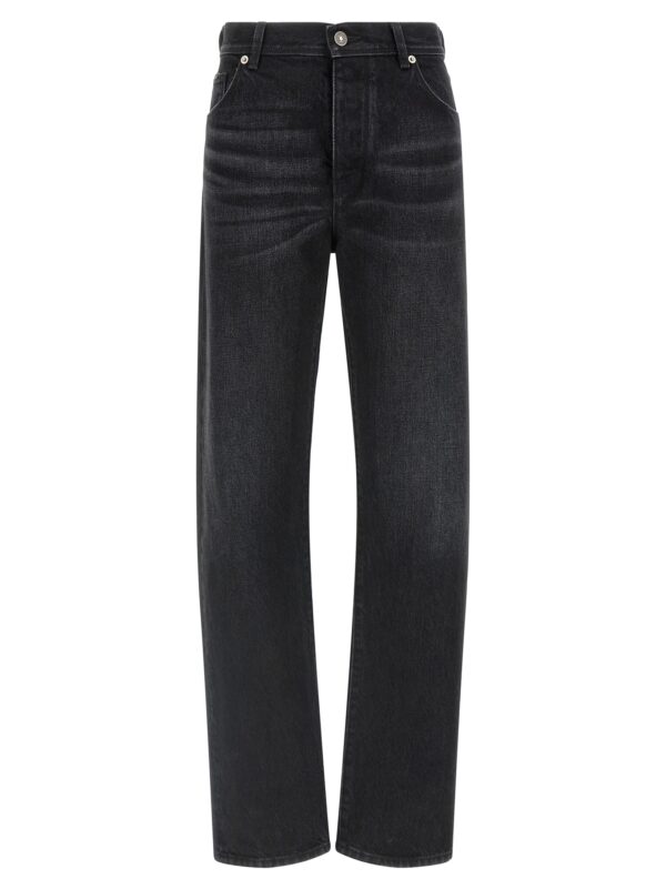 Black Cotton Jeans Denim