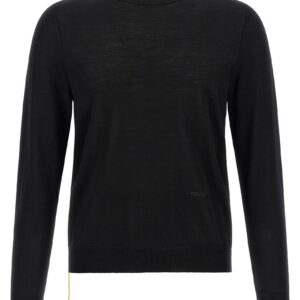 Black Virgin Wool Cardigan