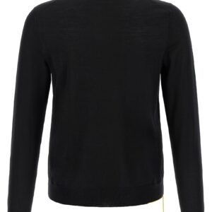 Black Virgin Wool Cardigan