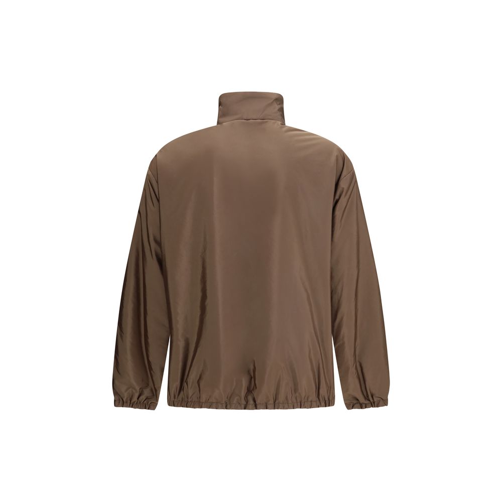 Multicolor Recycled Polyamide Full Length Jacket
