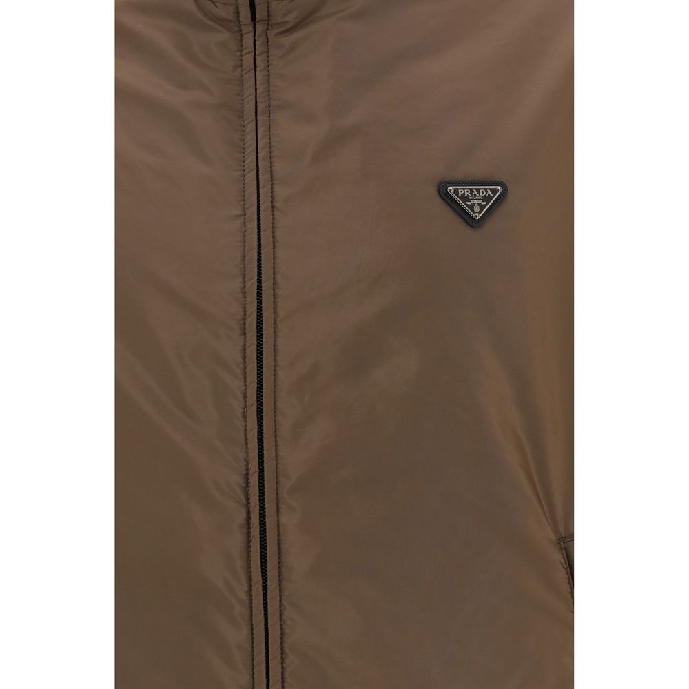 Multicolor Recycled Polyamide Full Length Jacket
