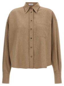 Beige Cotton Blouse