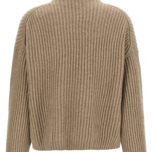 Beige Cashmere Cardigan