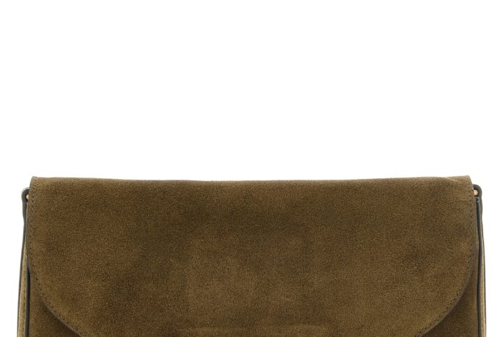 Bicolor Calfskin Crossbody Bag