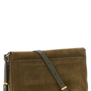 Bicolor Calfskin Crossbody Bag
