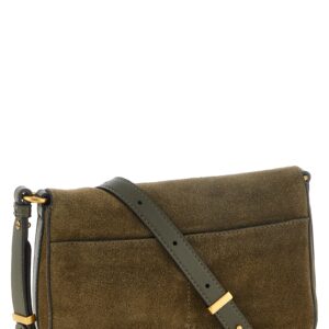 Bicolor Calfskin Crossbody Bag