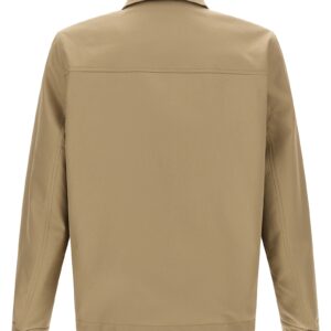 Beige Wool Shell Jacket