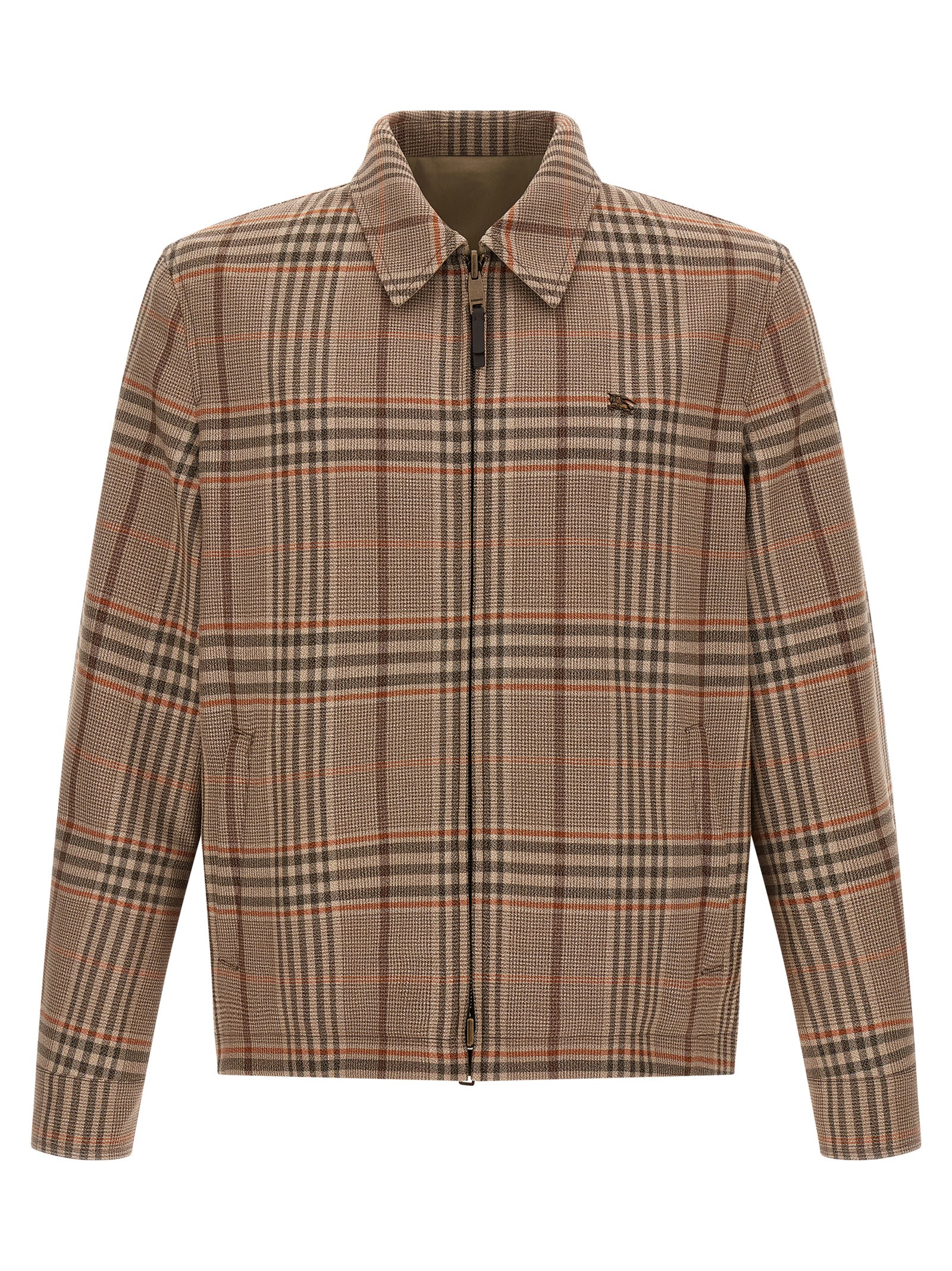 Beige Wool Shell Jacket