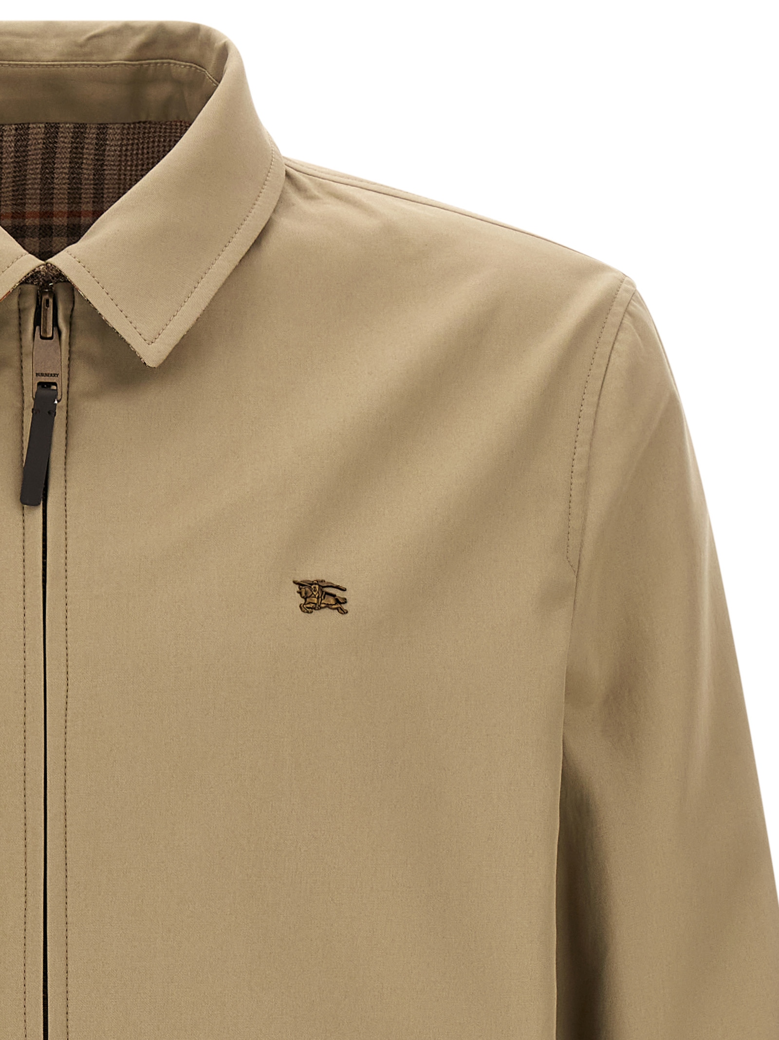 Beige Wool Shell Jacket