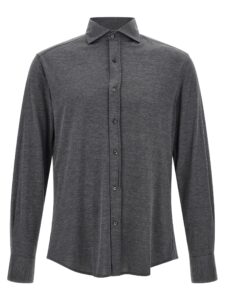Gray Silk Blouse