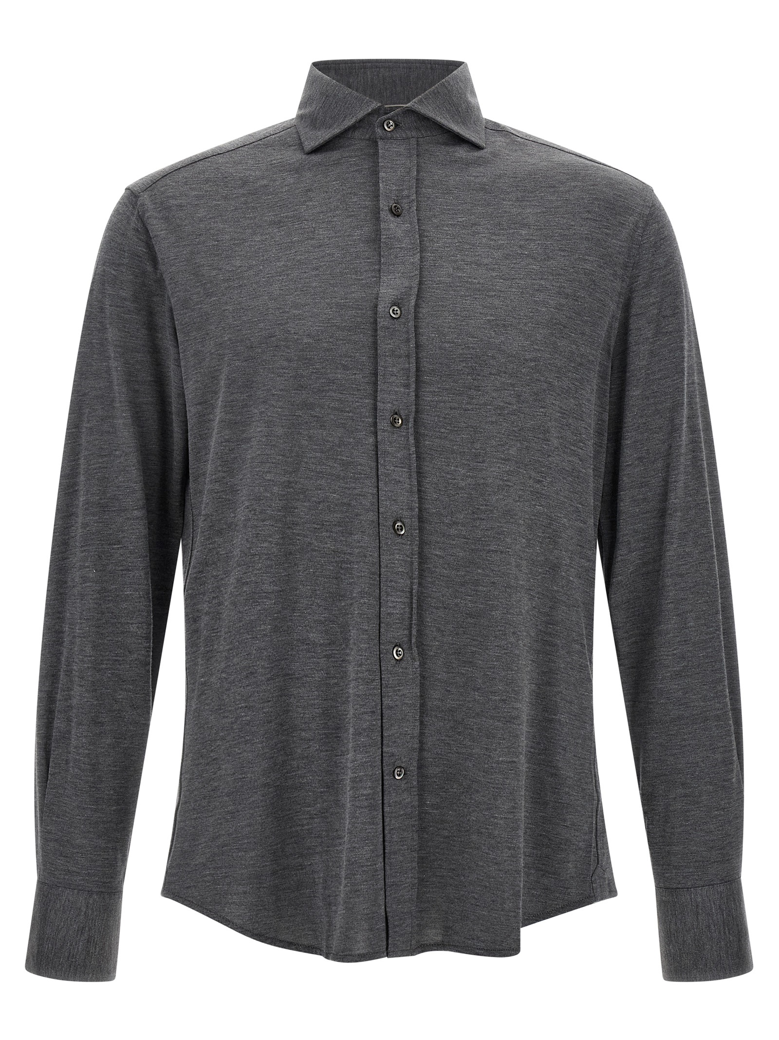 Gray Silk Blouse