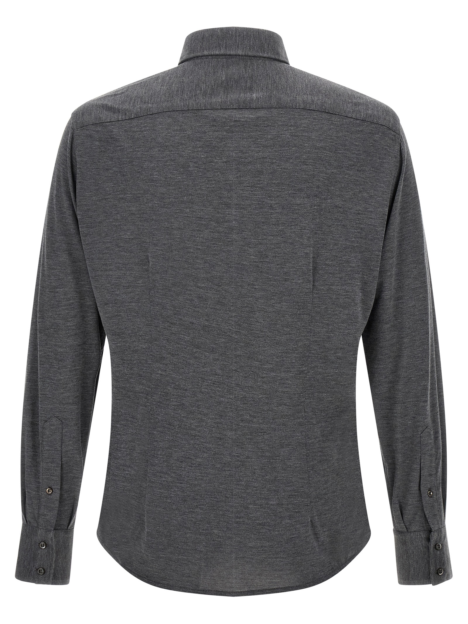 Gray Silk Blouse