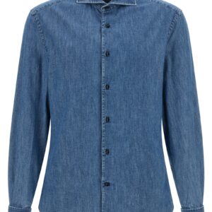 Blue Cotton Blouse
