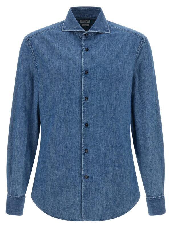 Blue Cotton Blouse