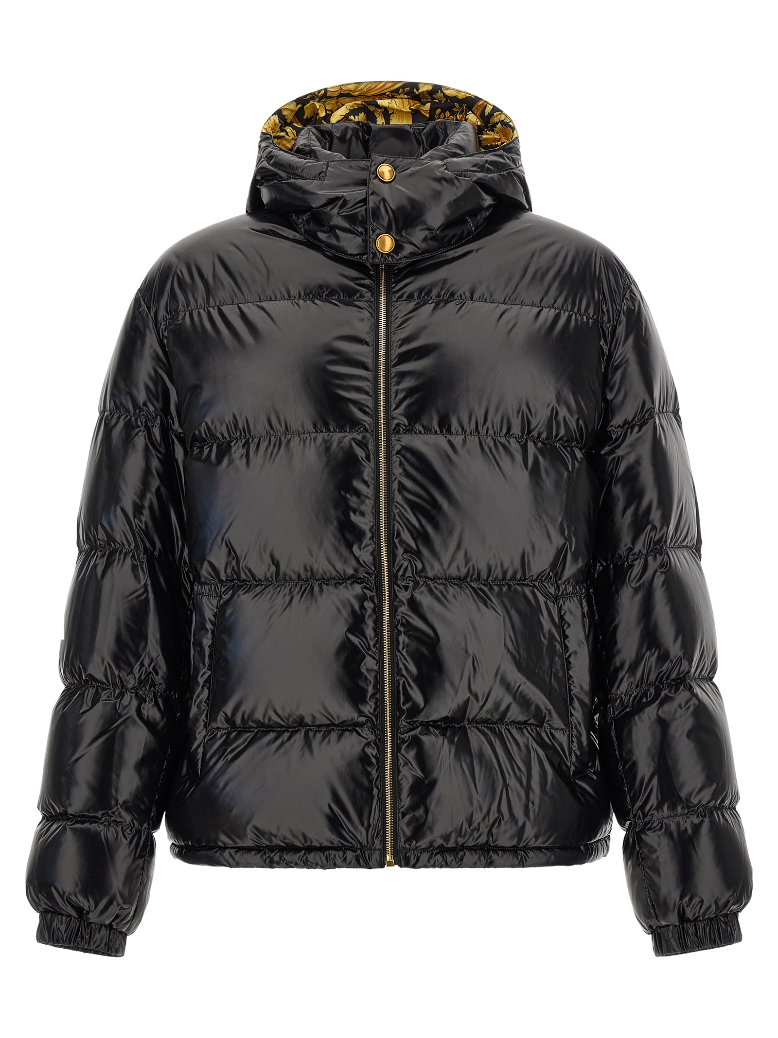Black Nylon Full Length Jacket