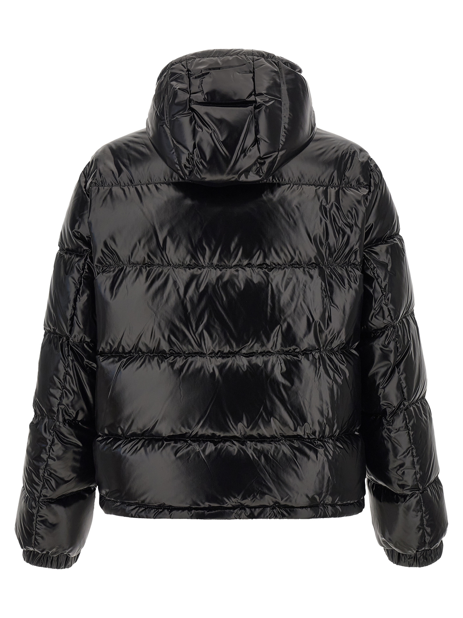 Black Nylon Full Length Jacket
