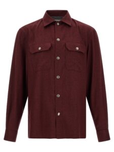 Bordeaux Virgin Wool Blouse