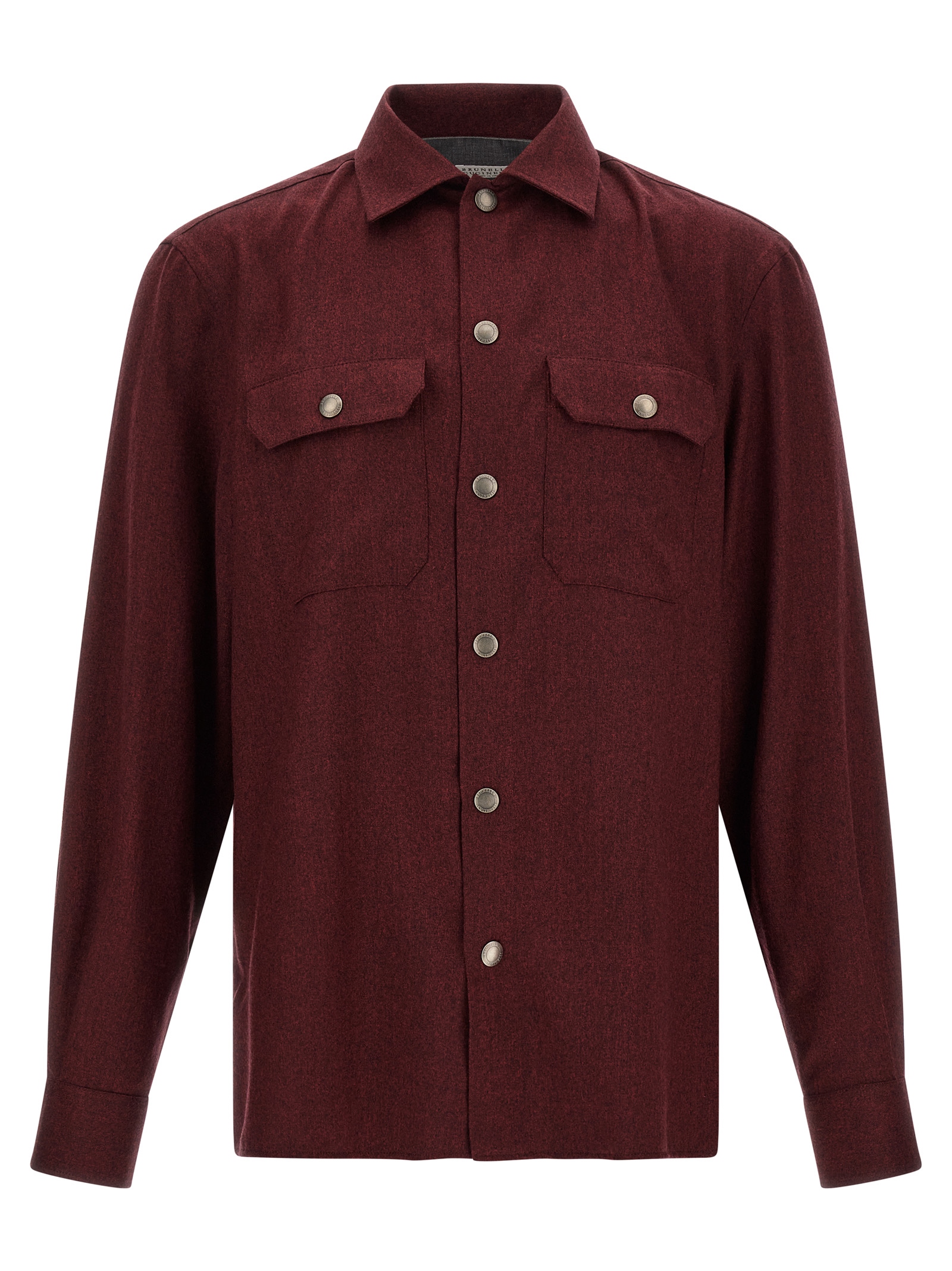 Bordeaux Virgin Wool Blouse