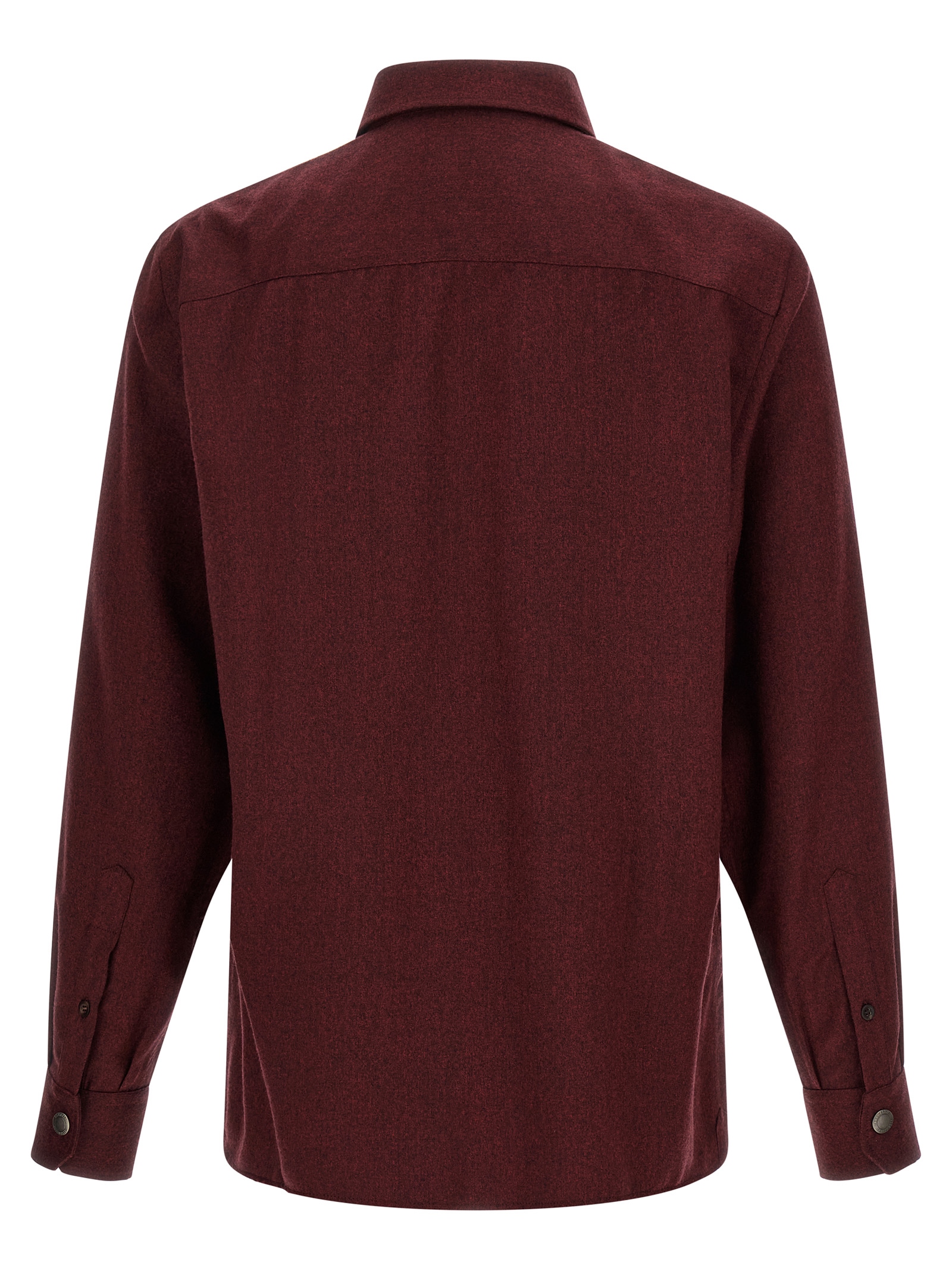 Bordeaux Virgin Wool Blouse