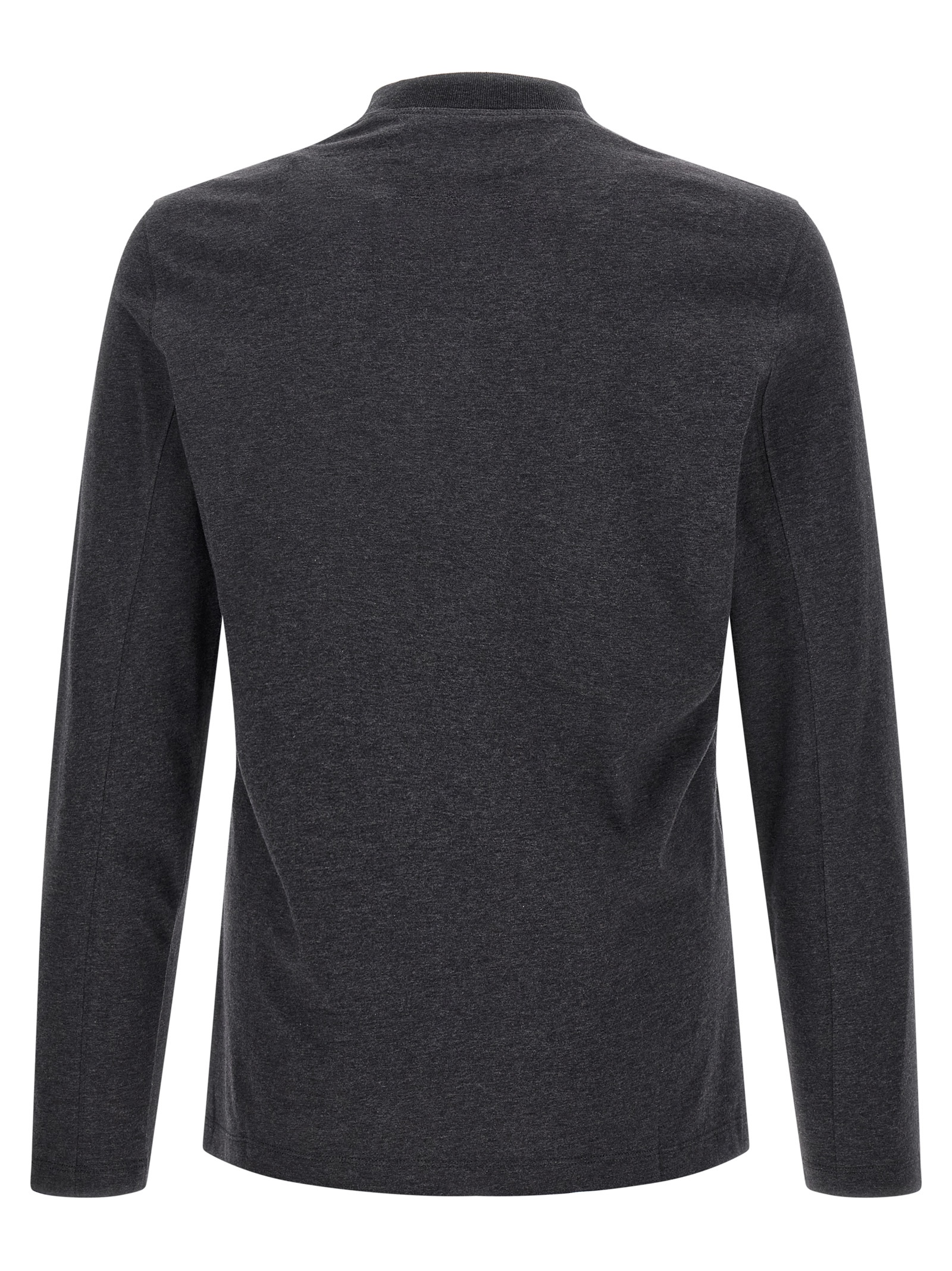 Gray Cotton T Shirt